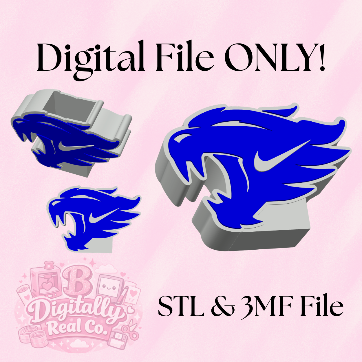 Kentucky Wildcats Pen Holder STL & 3MF | Wildcats Desk Organizer | College Sports 3D Print File | Office Pencil Holder | Digital Download