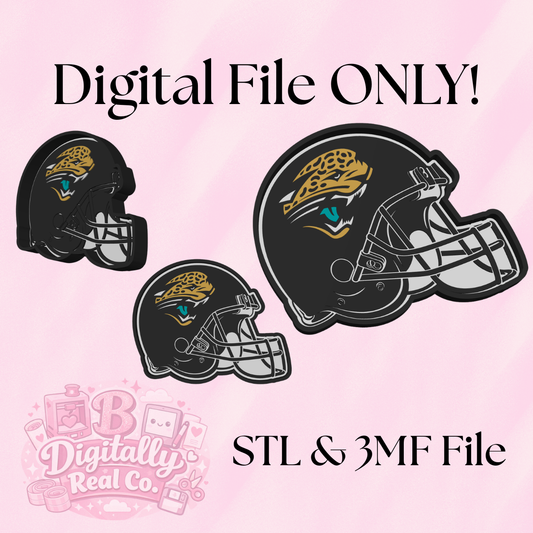 Jacksonville Jaguars Trinket Tray – STL & 3MF Digital File | Jewelry Tray | 3D Print File | Football Fan Decor