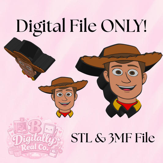 Woody Soap Holder STL File | Toy Cowboy Soap Dish | Bathroom Decor | 3D Print File | STL & 3MF Included | Digital Download ONLY