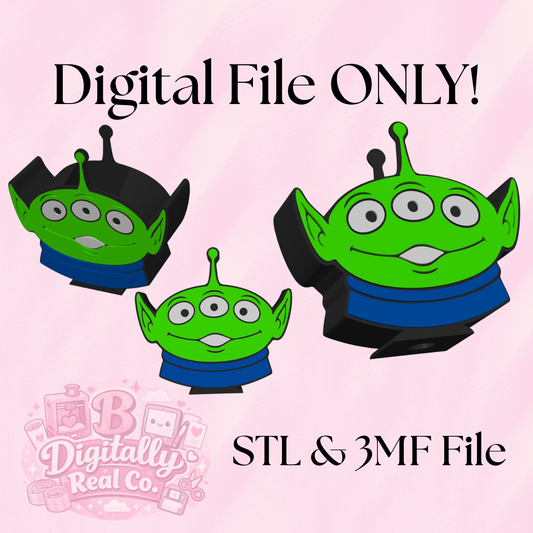 Alien Soap Holder STL & 3MF File | Space Toy Soap Dish | Kids Bathroom Decor | 3D Print File | STL & 3MF Included | Digital Download