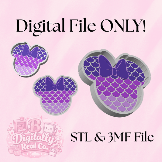 Mermaid Inspired Trinket Tray – Digital Download – STL & 3MF Files – 3D Print Jewelry Dish – Under the Sea Bathroom Decor