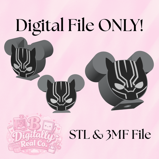 Superhero Inspired Soap Holder – STL & 3MF Digital File | Panther Mask Bathroom Decor | 3D Print File ONLY