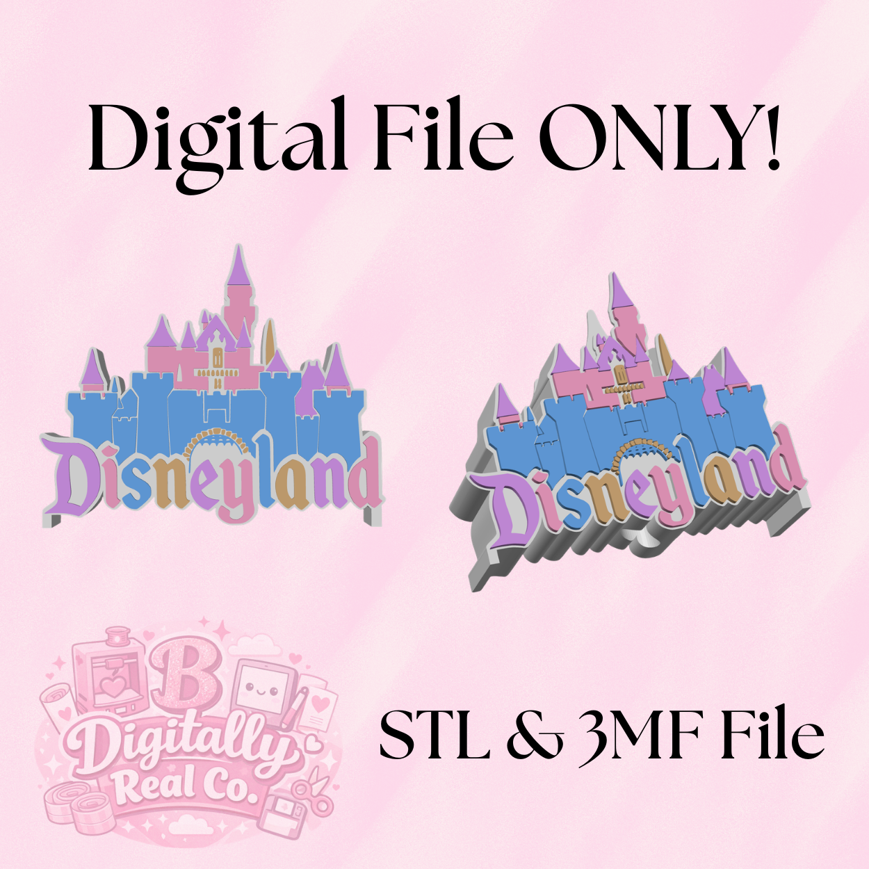Disneyland Castle Soap Holder – Digital File | STL & 3MF | 3D Print Bath & Body Works Wall Mount | Theme Park Inspired Bathroom Decor