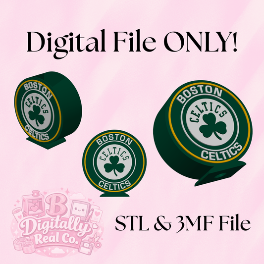Boston Celtics Soap Holder – Digital Download (STL + 3MF)