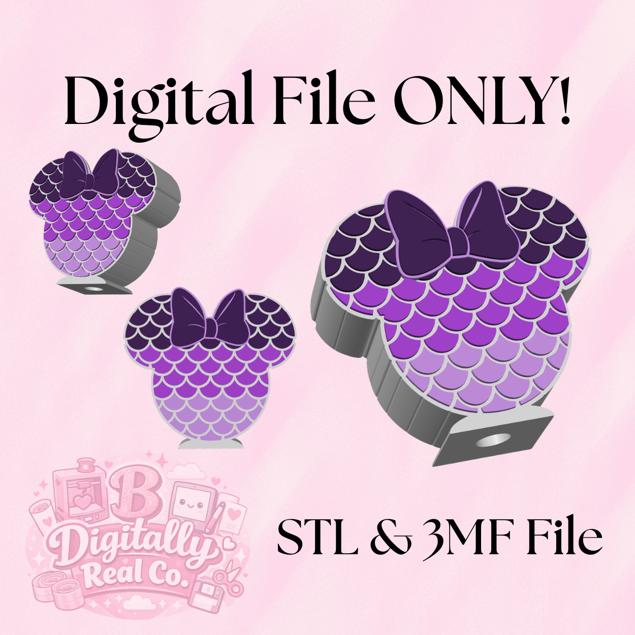 Mermaid Inspired Soap Holder – Digital Download – STL & 3MF Files – 3D Print Bath & Body Works Holder – Under the Sea Bathroom Decor