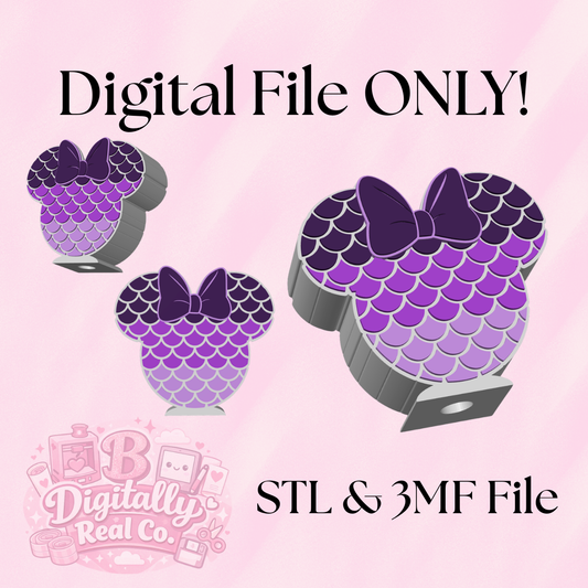 Mermaid Inspired Soap Holder – Digital Download – STL & 3MF Files – 3D Print Bath & Body Works Holder – Under the Sea Bathroom Decor