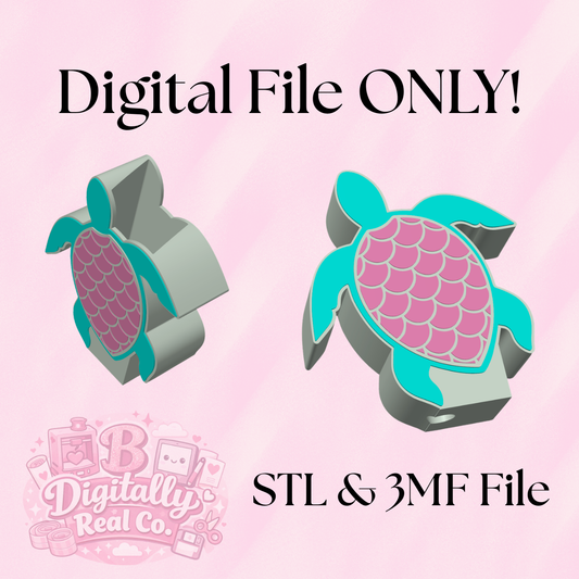 Sea Turtle Soap Holder | STL & 3MF File | 3D Print Digital Download | Coastal Bathroom Decor | Commercial License Included