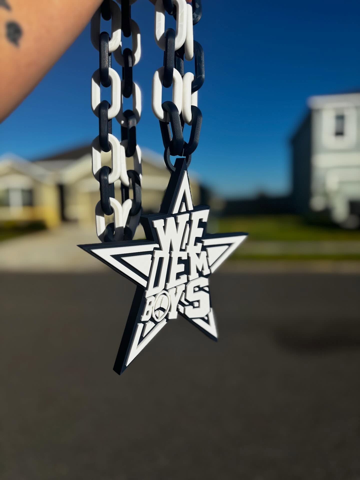 Dallas Cowboys 'We Dem Boys' Star Pendant Hype Chain