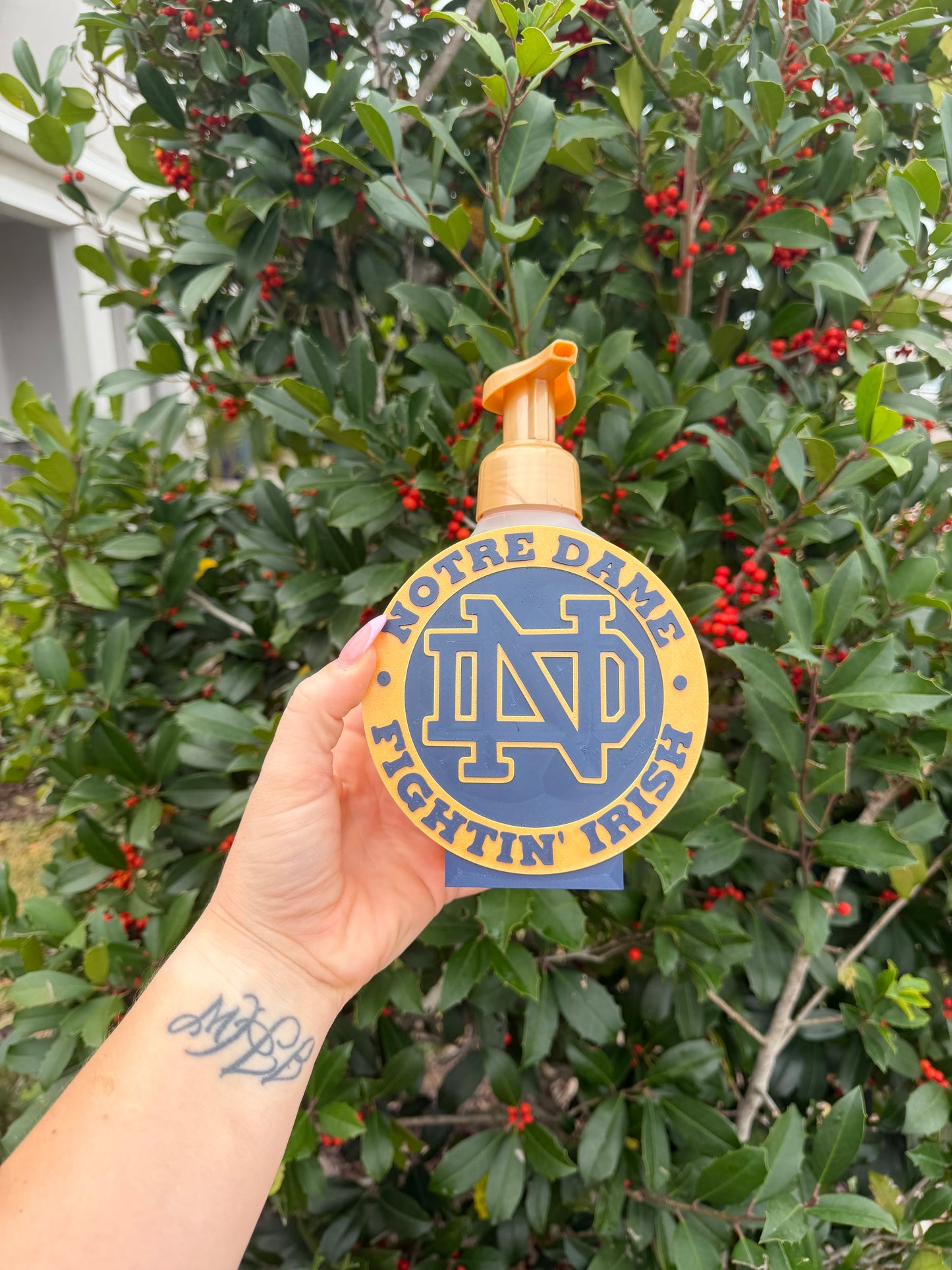Notre Dame Fighting Irish Soap Holder – Digital File ONLY – STL & 3MF – 3D Print