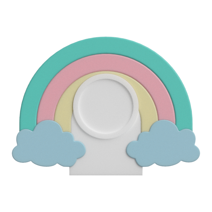 NFC Business Stand - Rainbow