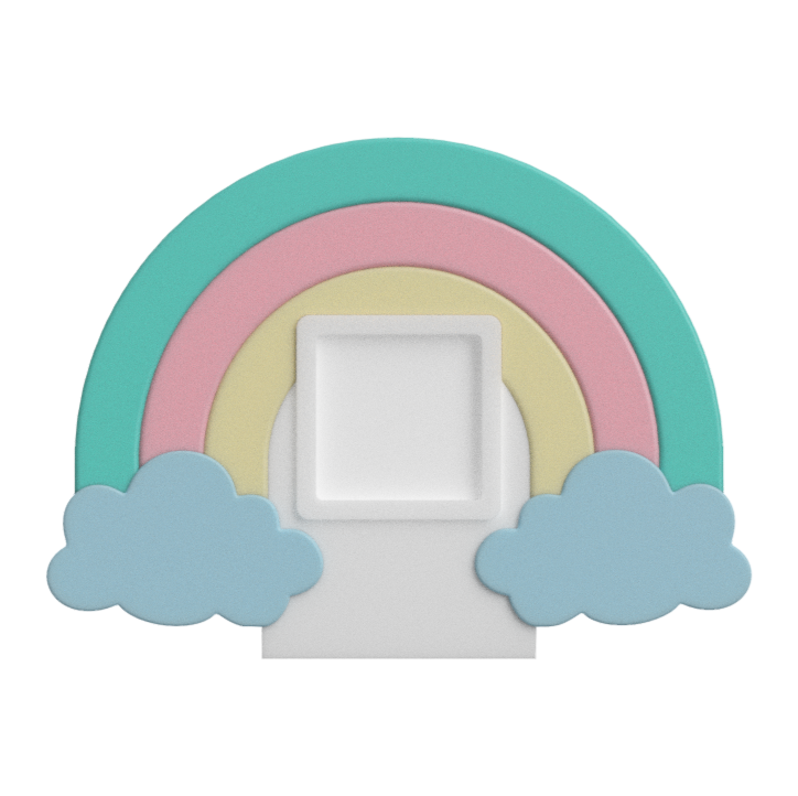 NFC Business Stand - Rainbow