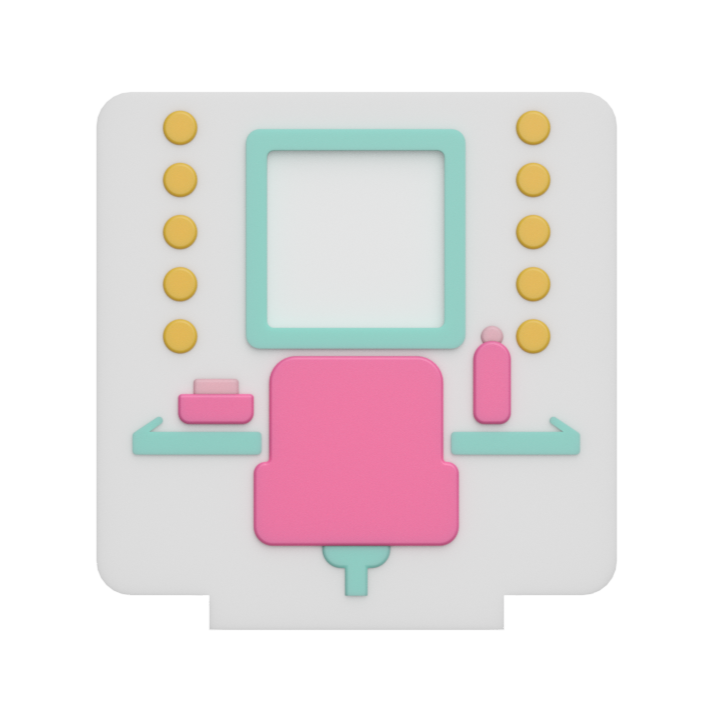 NFC Business Stand - Hair Salon