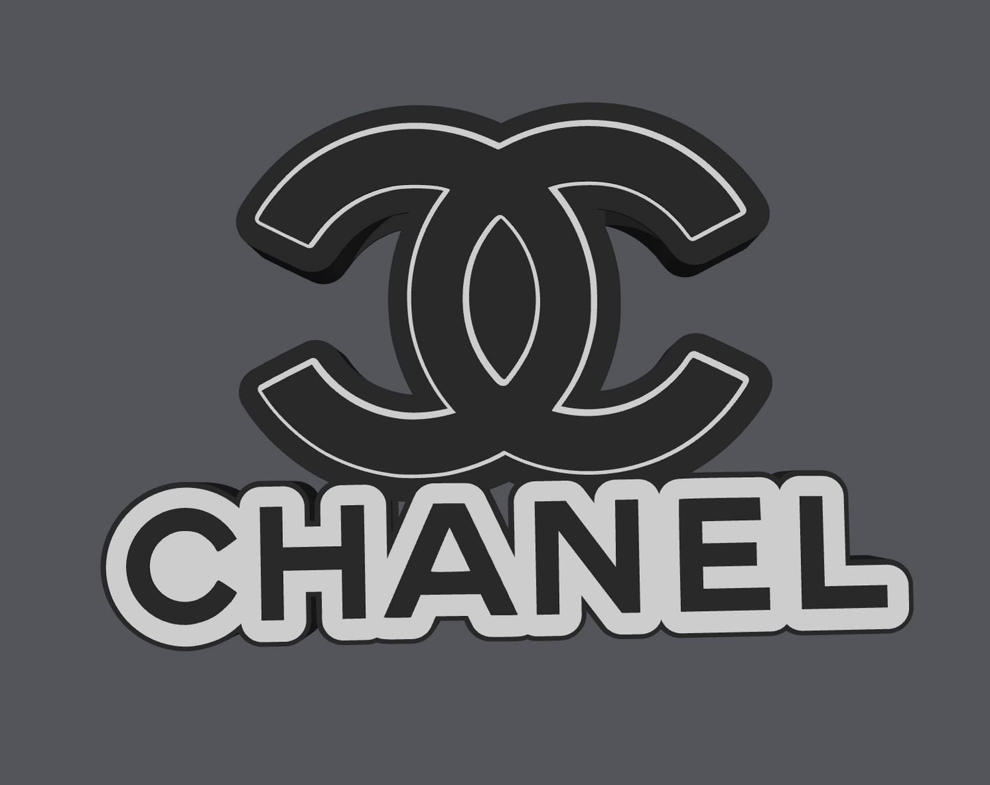 Designer Soap Holder CHANEL | Luxury Bathroom Decor 3D Print File (STL & 3MF)