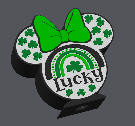 Lucky Rainbow Mouse Soap Holder Digital File | St. Patrick’s Day Bathroom Decor | STL & 3MF Download | 3D Print Soap Stand