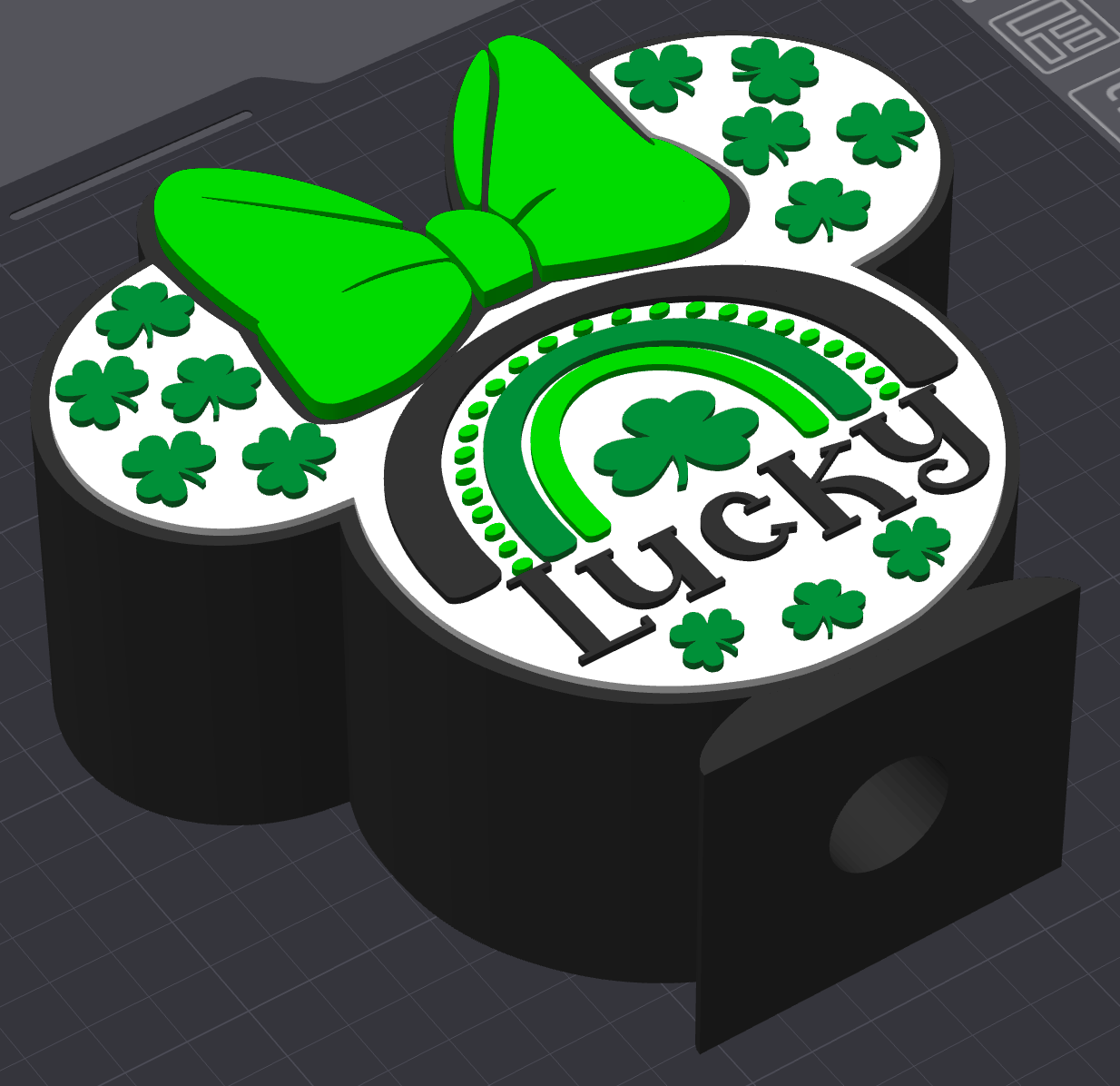 Lucky Rainbow Mouse Soap Holder Digital File | St. Patrick’s Day Bathroom Decor | STL & 3MF Download | 3D Print Soap Stand