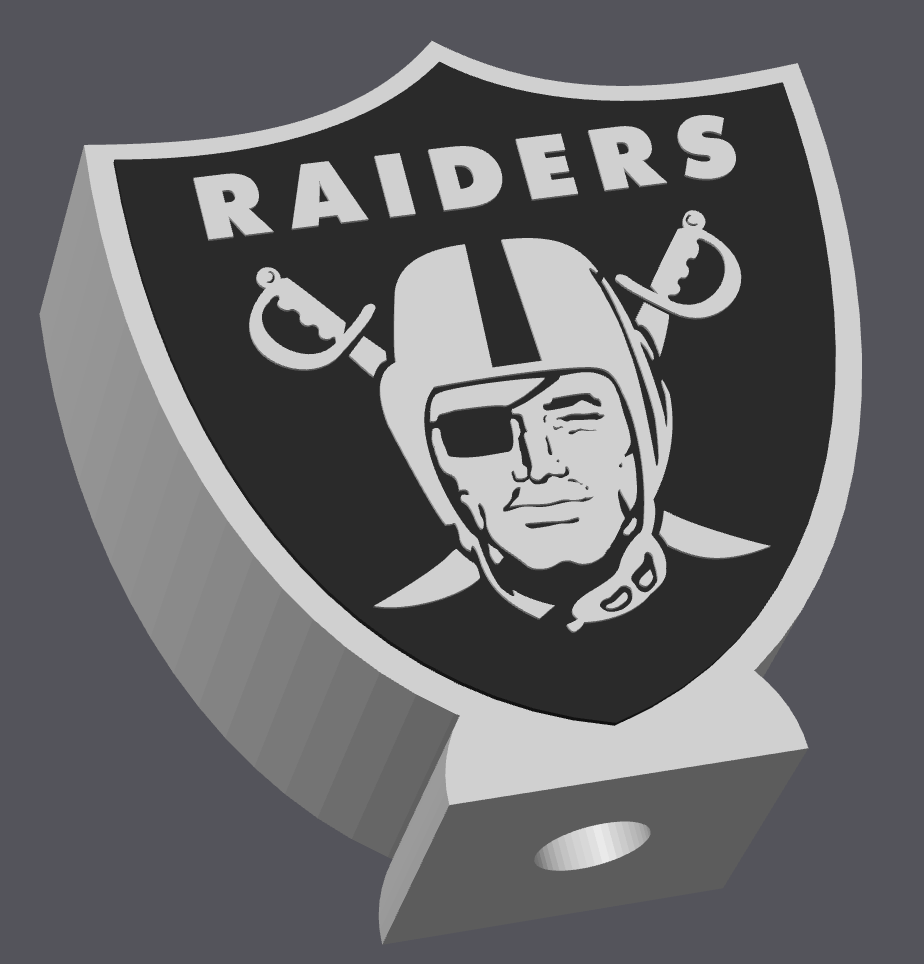 Raiders Soap Holder Digital File | Football Bathroom Decor | STL & 3MF Download | 3D Print Soap Stand | Fan Gift