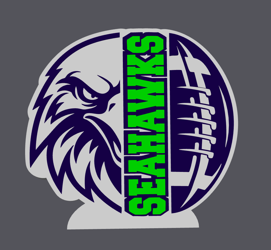 Seattle Football Soap Holder – Digital File (STL & 3MF Included)