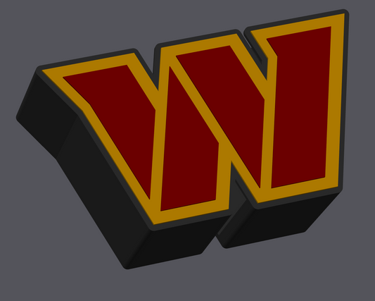 Washington Commanders Soap Holder | STL & 3MF File | 3D Print Digital Download | Bathroom Decor | Football Fan Gift