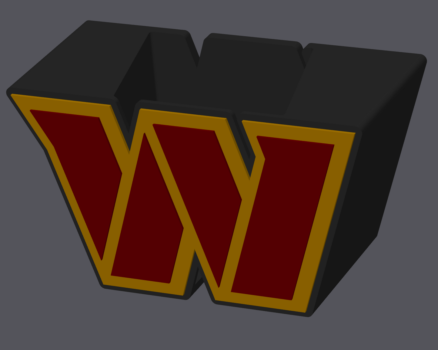 Washington Commanders Soap Holder | STL & 3MF File | 3D Print Digital Download | Bathroom Decor | Football Fan Gift