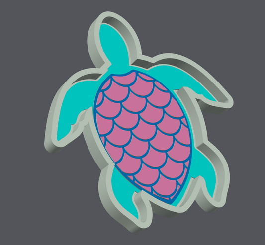 Sea Turtle Trinket Tray | STL & 3MF File | 3D Print Digital Download | Coastal Jewelry Dish | Beach Decor | Commercial License Included