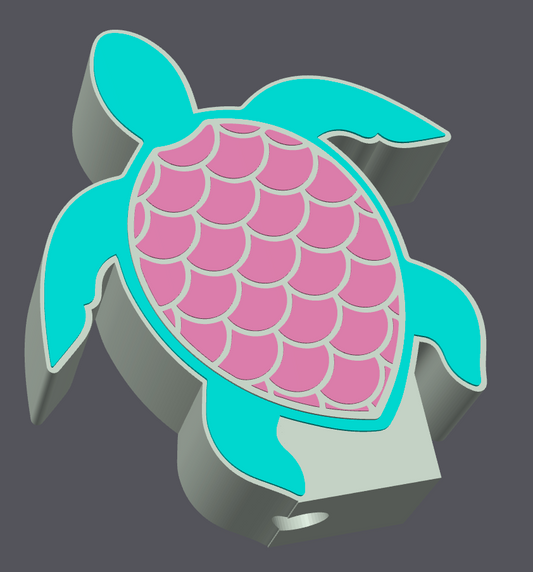 Sea Turtle Soap Holder | STL & 3MF File | 3D Print Digital Download | Coastal Bathroom Decor | Commercial License Included