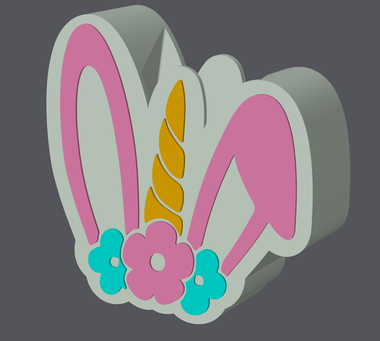 Easter Unicorn Soap Holder | STL & 3MF File | 3D Print Digital Download | Spring Bathroom Decor | Cute Unicorn Design