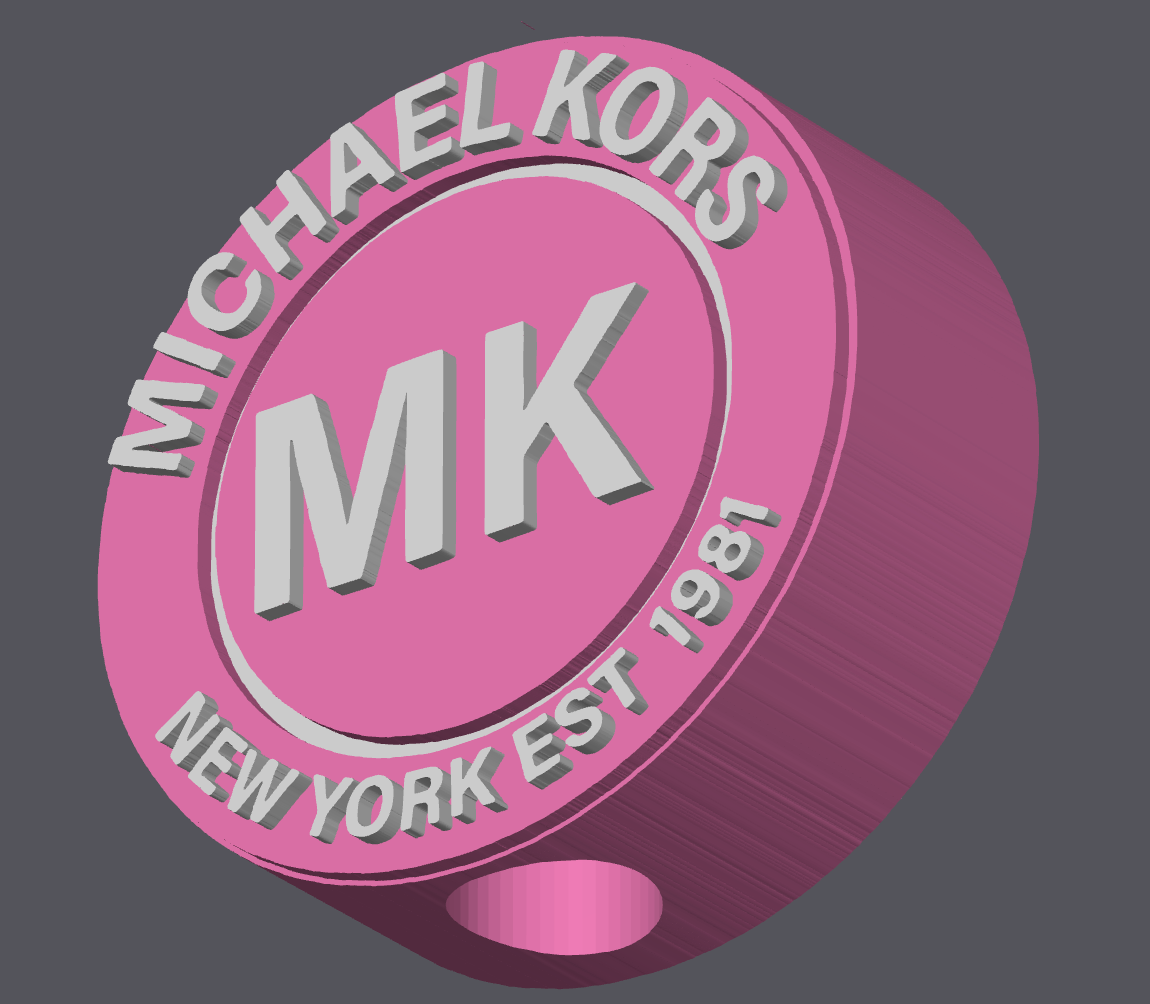 Michael Kors Inspired Straw Topper | 3D Print Digital File | Regular & Stanley Size Included | STL & 3MF | Designer Style Cup Charm