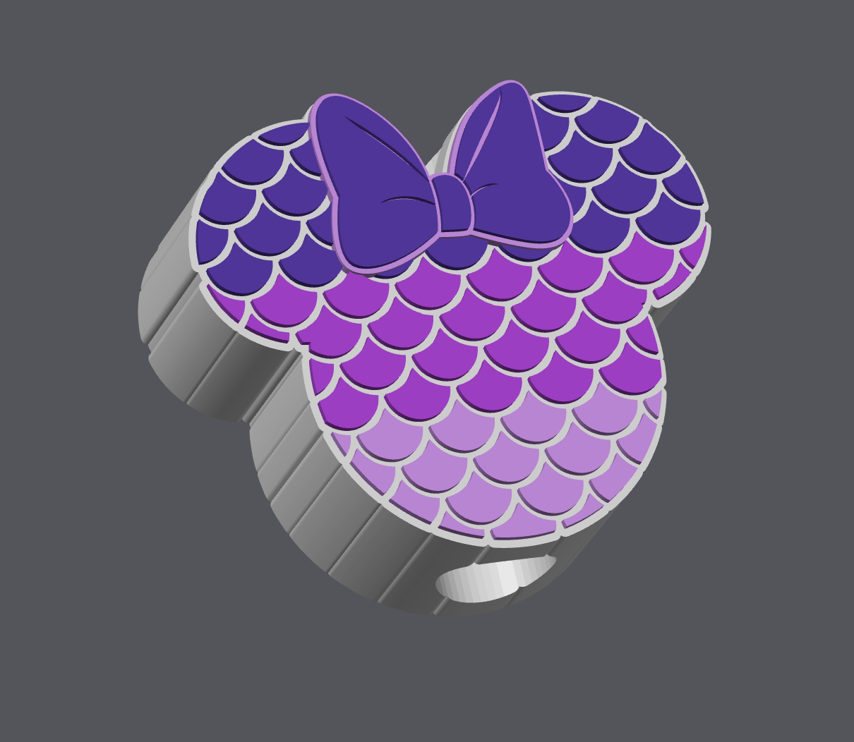 Mermaid Inspired Straw Topper – Regular & Stanley Size – Digital Download – STL & 3MF Files – 3D Print Tumbler Charm – Under the Sea Cup Accessory