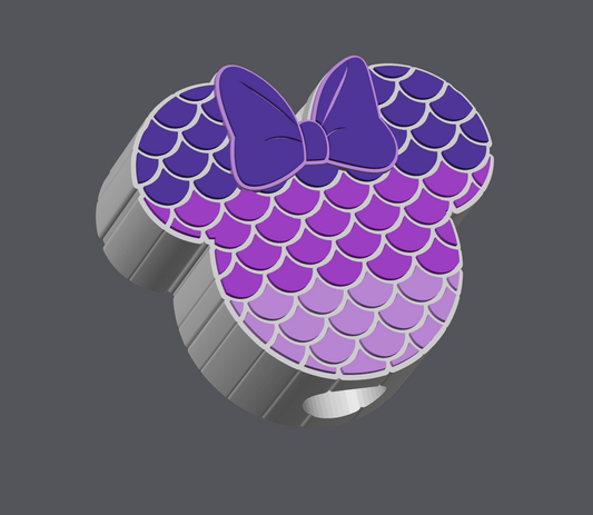 Mermaid Inspired Straw Topper – Regular & Stanley Size – Digital Download – STL & 3MF Files – 3D Print Tumbler Charm – Under the Sea Cup Accessory