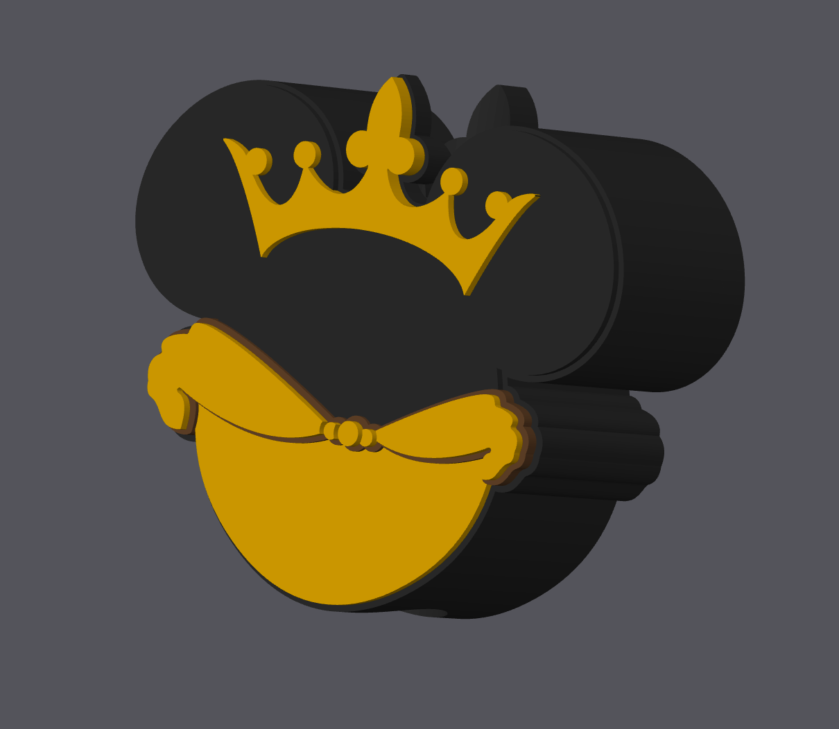 Belle Princess Inspired Straw Topper – Regular & Stanley Size – Digital Download – STL & 3MF Files – 3D Print Princess Cup Charm