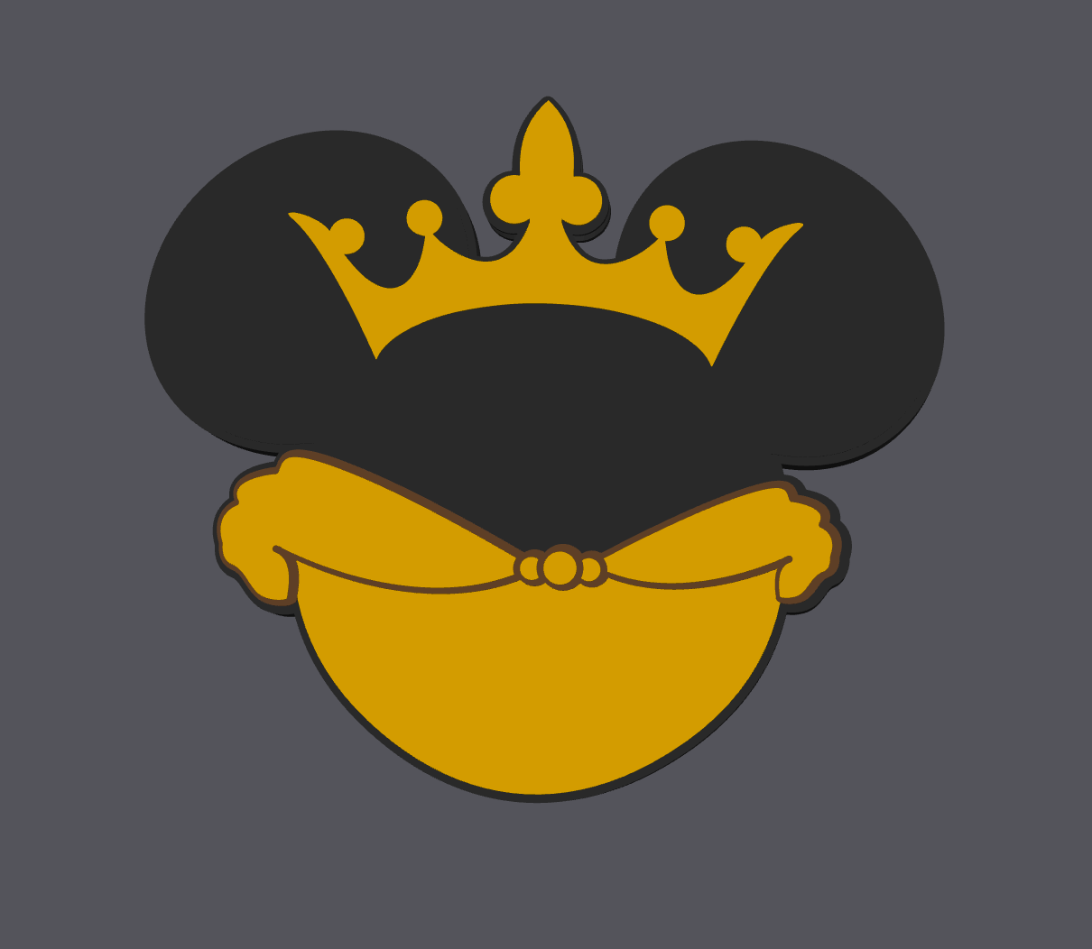 Belle Princess Inspired Straw Topper – Regular & Stanley Size – Digital Download – STL & 3MF Files – 3D Print Princess Cup Charm