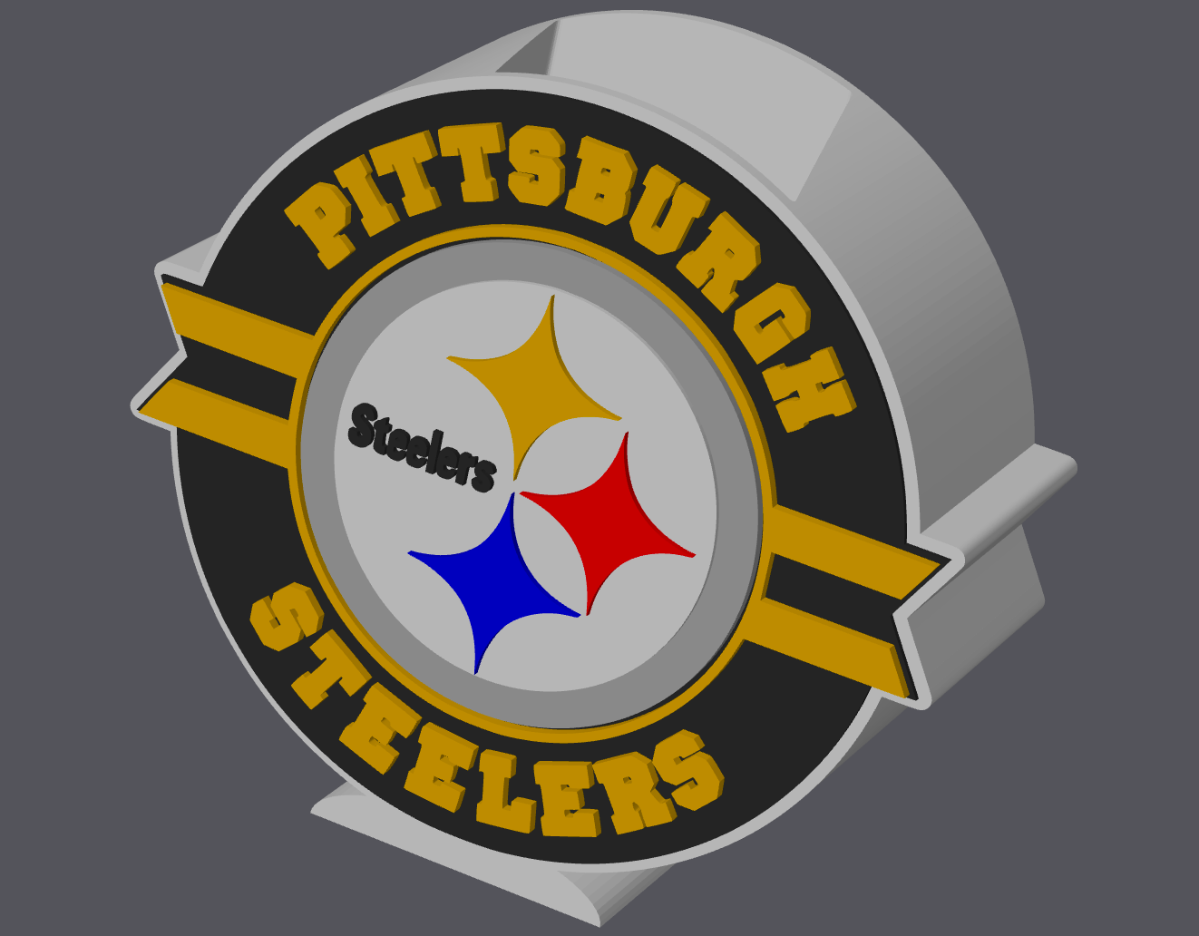 Pittsburgh Football Soap Holder – 3D Print Digital File (STL & 3MF Included)