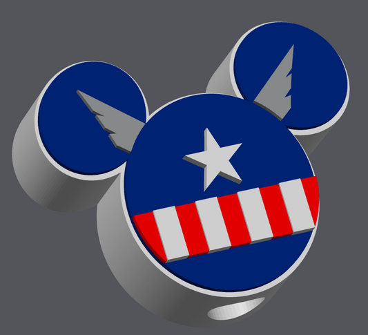 Superhero Inspired Straw Topper – STL & 3MF Digital File | Regular & Stanley Size Included | Patriotic Tumbler Accessory | 3D Print File ONLY