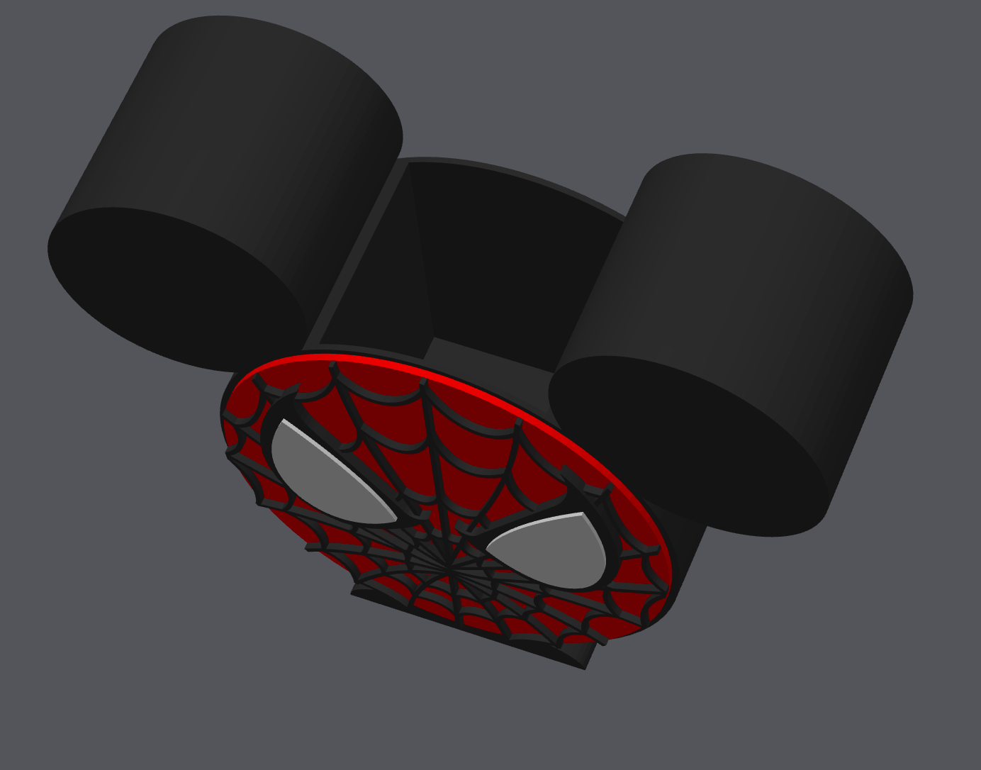 Spiderman Inspired Pen Holder – STL & 3MF Digital File | Mouse Ear Desk Organizer | Superhero Office Decor | 3D Print File ONLY