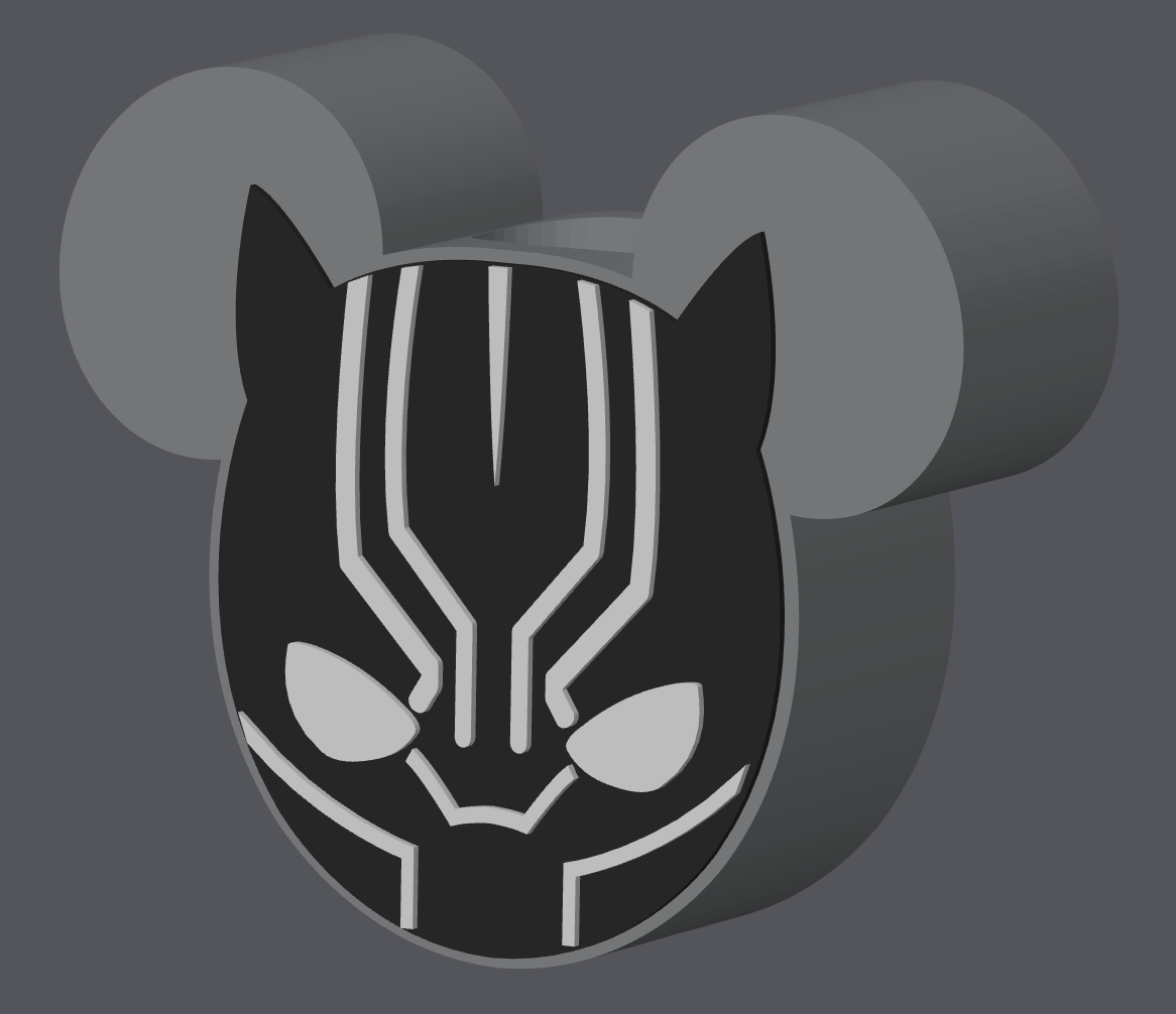 Superhero Inspired Straw Topper – STL & 3MF Digital File | Regular & Stanley Size Included | Panther Mask Tumbler Accessory | 3D Print File ONLY