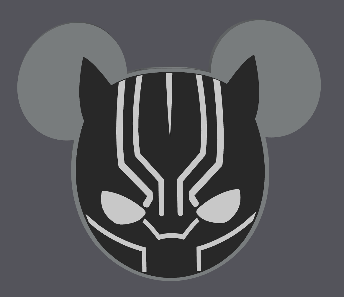 Superhero Inspired Straw Topper – STL & 3MF Digital File | Regular & Stanley Size Included | Panther Mask Tumbler Accessory | 3D Print File ONLY