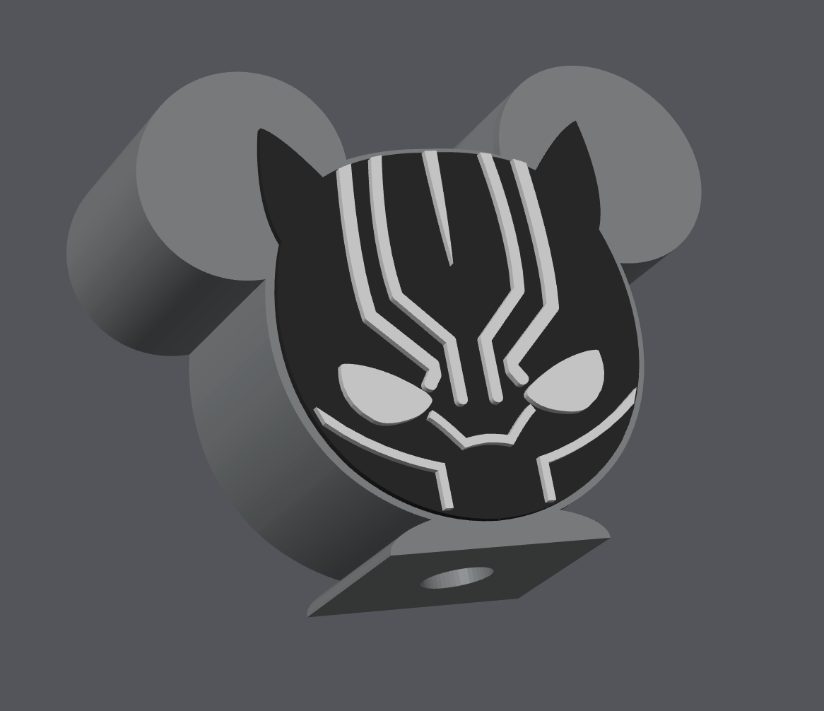 Superhero Inspired Soap Holder – STL & 3MF Digital File | Panther Mask Bathroom Decor | 3D Print File ONLY