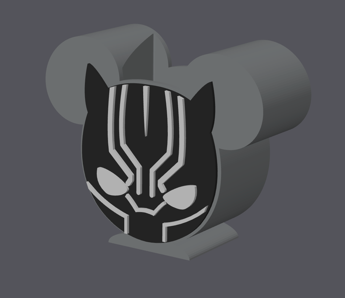 Superhero Inspired Soap Holder – STL & 3MF Digital File | Panther Mask Bathroom Decor | 3D Print File ONLY
