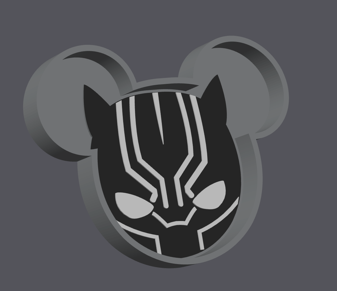 Superhero Inspired Trinket Tray – STL & 3MF Digital File | Panther Mask Catch All Tray | 3D Print File ONLY