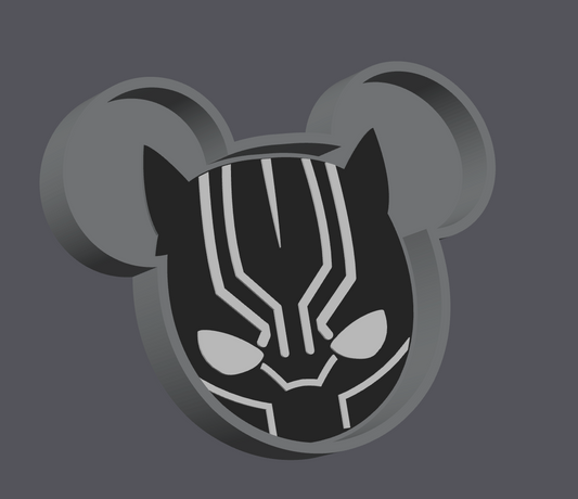 Superhero Inspired Trinket Tray – STL & 3MF Digital File | Panther Mask Catch All Tray | 3D Print File ONLY