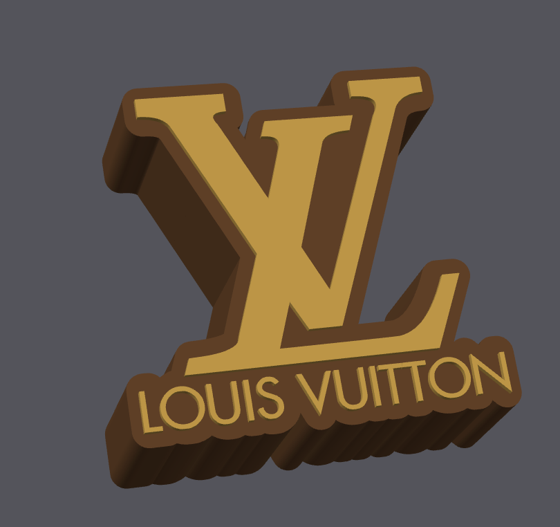 LV Inspired Pen Holder STL | Designer Style Desk Organizer 3D Print File | Luxury Desk Decor STL | Pencil Holder STL | Office Organizer | STL & 3MF File
