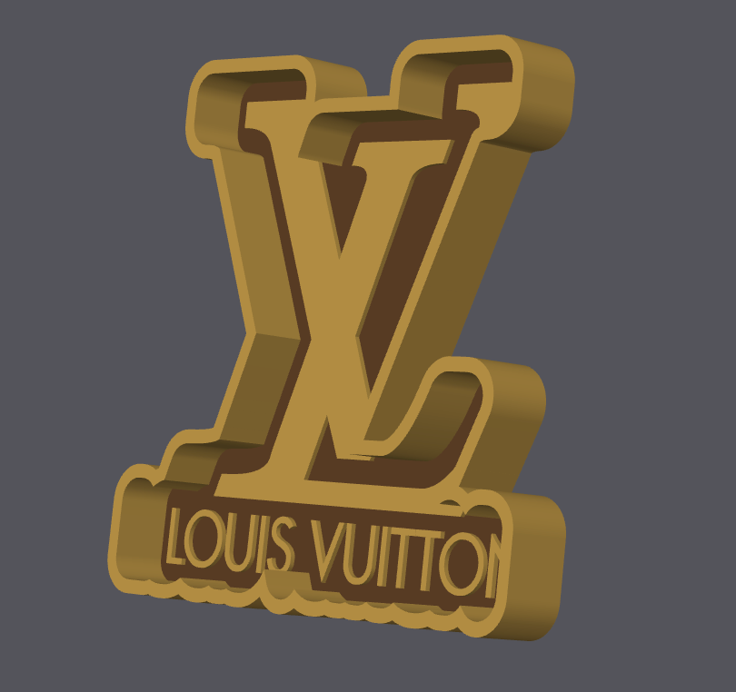 LV Inspired Trinket Tray STL | Designer Style Catchall Tray 3D Print File | Jewelry Tray STL | Luxury Inspired Decor | Desk Tray STL | STL & 3MF File