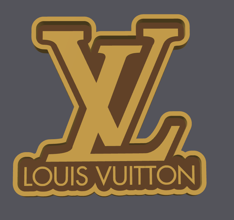 LV Inspired Trinket Tray STL | Designer Style Catchall Tray 3D Print File | Jewelry Tray STL | Luxury Inspired Decor | Desk Tray STL | STL & 3MF File
