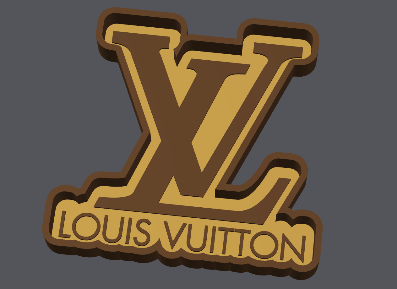LV Inspired Trinket Tray STL | Designer Style Catchall Tray 3D Print File | Jewelry Tray STL | Luxury Inspired Decor | Desk Tray STL | STL & 3MF File