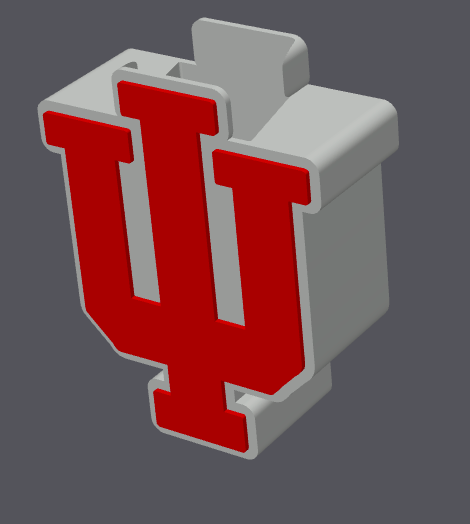 Indiana Hoosiers Soap Holder STL & 3MF | IU Bathroom Decor | College Sports Soap Holder | Bath & Body Works Soap Holder | Digital Download