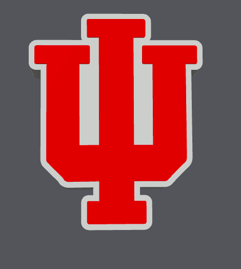 Indiana Hoosiers Soap Holder STL & 3MF | IU Bathroom Decor | College Sports Soap Holder | Bath & Body Works Soap Holder | Digital Download