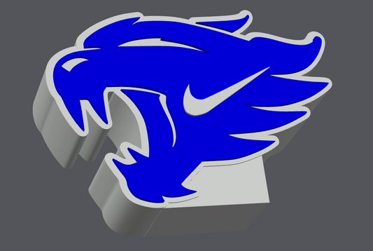 Kentucky Wildcats Pen Holder STL & 3MF | Wildcats Desk Organizer | College Sports 3D Print File | Office Pencil Holder | Digital Download