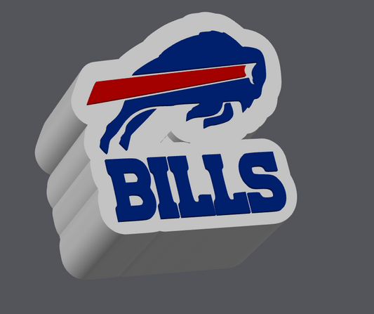 Buffalo Bills Pen Holder – 3D Print Digital File | Desk Organizer | STL & 3MF | Football Fan Desk Decor