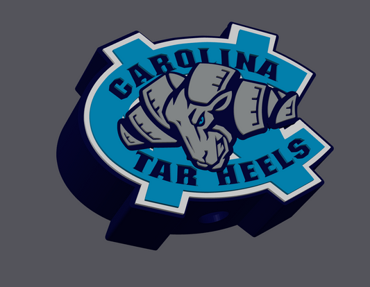 North Carolina Tar Heels Soap Holder – 3D Print Digital File | Bathroom Organizer | STL & 3MF | College Fan Decor