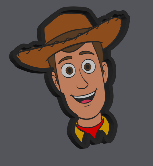 Woody Trinket Tray STL & 3MF File | Toy Cowboy Catch All Tray | Desk Organizer | 3D Print File | STL & 3MF Included | Digital Download
